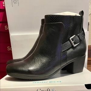 COPY - Croft & Barrow Black SZ 9W High Heel Boots NEW